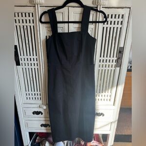 Cos black cotton dress